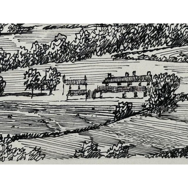 Landscape Low Fell, From Lanthwaite Hill – Original Pen and Ink Drawing | Lake District, Cumbria | Signed by Alfred Wainwright For Sale - Image 17 of 18