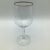 Platinum Rim Crystal Wine/Water Glasses-Set of 10 For Sale - Image 4 of 13