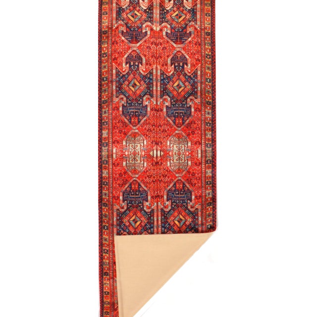 Modern Pasargad DC Vintage Kazak Design Velvet Table Cloth For Sale - Image 3 of 3