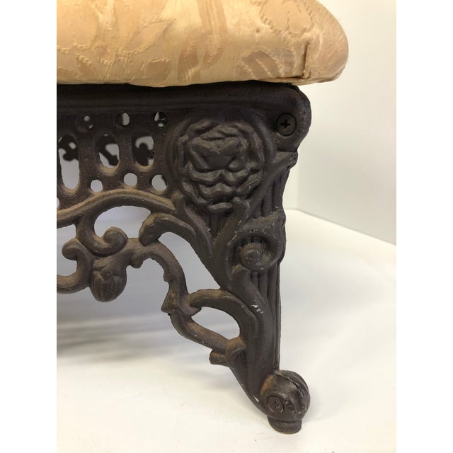 1970s Vintage Cast Iron Stool Chairish