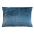 Contemporary Kevin O'Brien Woodgrain Faux Bois Denim Cut Velvet 14 x 20" Pillow For Sale - Image 3 of 3