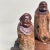 Japanese Wooden Ebisu, Daikokuten and Daruma Figure Group, 1950s For Sale - Image 6 of 9