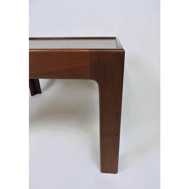 1960s Illum Wikkelso Danish Modern Teak End Table by Neils Eilersen For Sale In Philadelphia - Image 6 of 13