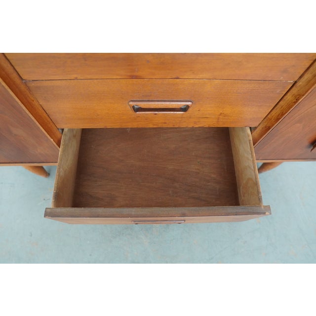 Vintage Garrison Furniture MCM China Cabinet For Sale - Image 15 of 17