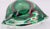 Green 1950s MCM Murano Sommerso Teqnique Art Glass Sculpture Perfume Bottle Signed For Sale - Image 8 of 12