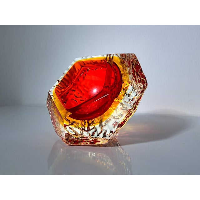 Submerged Murano Glass Ashtray from Alessandro Mandruzzato, 1970s For Sale - Image 4 of 8