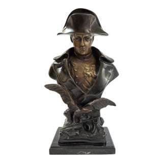 Napoleon Bonaparte Bronze Bust, Signed Ruffony - 13" H For Sale
