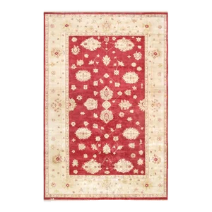 Pasargad Home Oushak Lamb's Wool Area Rug, 11' 9" X 18' 2", Red