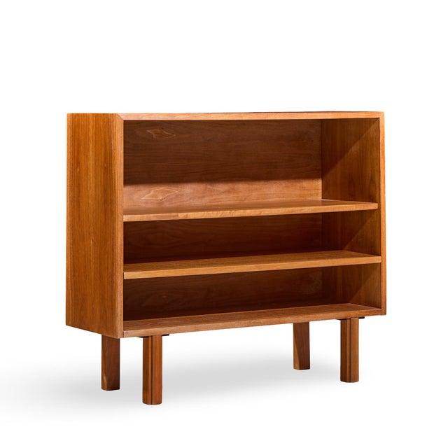 Jens Risom Mid Century Walnut Book Case - Pair For Sale In Chicago - Image 6 of 10