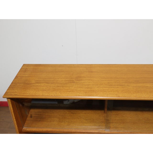 Mid Century Midern Vintage Teak British Tall Credenza Buffet For Sale - Image 12 of 15