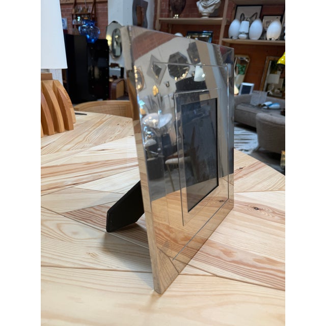 Liwan Polished Metal Picture Frame For Sale - Image 4 of 6