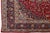 Textile Vintage Persian Kashan Medallion Wool Rug in Red For Sale - Image 7 of 10