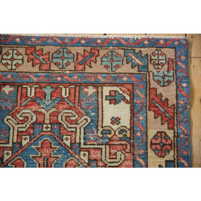 Blue Vintage Karaja Rug - 3'3" X 4'7" For Sale - Image 8 of 10