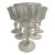 1974 Libbey Glass Liberty Bell Eagle Stem Wine Glasses - a Set of 6 For Sale