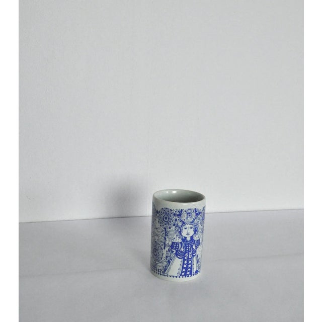 Porcelain Vase by Bjørn Wiinblad for Nymölle, Denmark, 1970s For Sale - Image 4 of 8