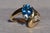 Gold The Victiore: Ladies Mid Century Modern Topaz and Diamond Ring in 14K Gold For Sale - Image 8 of 10