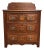 Antique 19th Century Victorian Carved Washstand Chest Commode For Sale