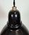 Mid-Century Modern Small Industrial Black Enamel Pendant Lamp, 1950s For Sale - Image 3 of 14