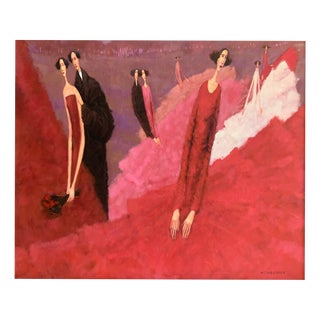 Waldemar J. Marszalek, Ball, Oil on Canvas For Sale