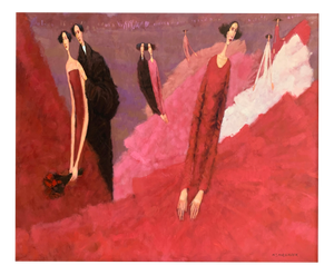 Waldemar J. Marszalek, Ball, Oil on Canvas