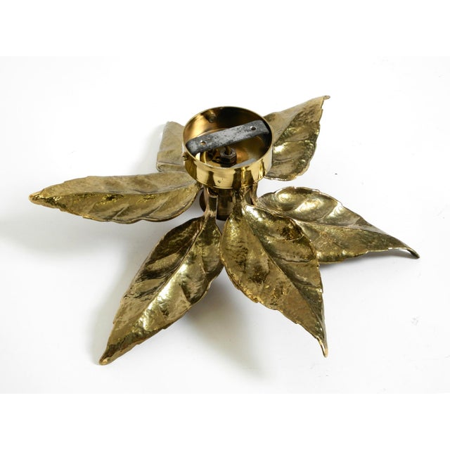 Brass Flush Mount Lamp by Willy Daro, 1970s For Sale - Image 18 of 18