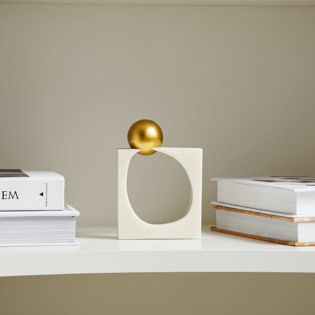 Contemporary Perched Golden Orb For Sale - Image 3 of 11