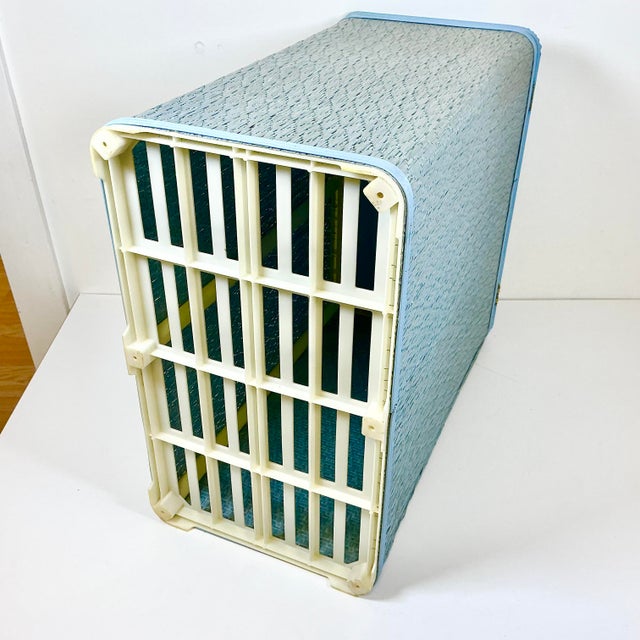 1970s Vintage Boho Chic Americana Raffia Hamper. For Sale - Image 13 of 13