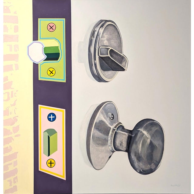 Michael J. Abraham "Safe At Home" Contemporary Pastel Hyperrealist Still Life Interior Painting, 2024 For Sale