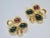 Givenchy Givenchy Gripoix Modernist Clip Back Earrings, -2 Pieces For Sale - Image 4 of 5