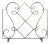 Hand-Forged Steel Fireplace Screen For Sale