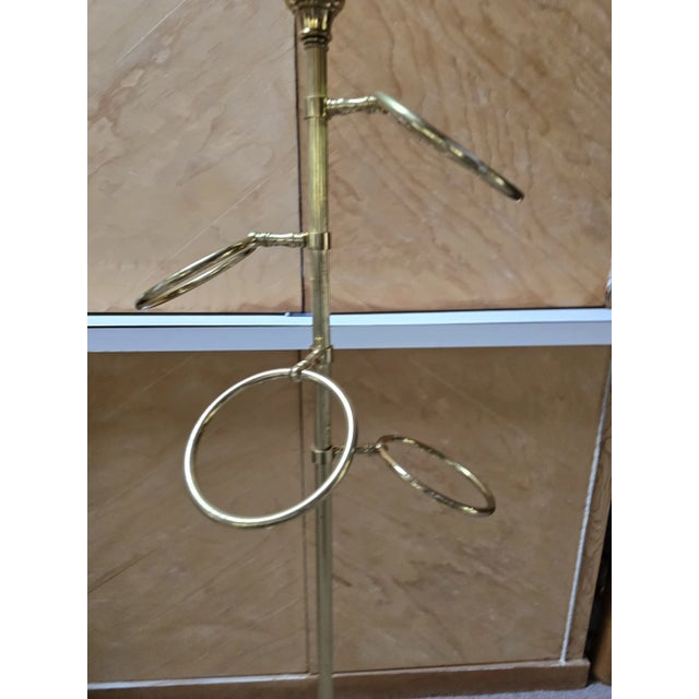 Mid-Century Modern Paris Gilded Ring Loop Rack For Sale - Image 4 of 10