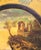 Yellow 19th Century French Hand-Painted Oval Tole Tray With Romantic Ruins Scene For Sale - Image 8 of 10