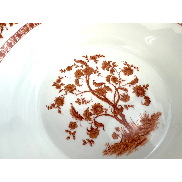 1960s Haviland Limoges “Tehran” Porcelain Serving Bowl For Sale - Image 4 of 12