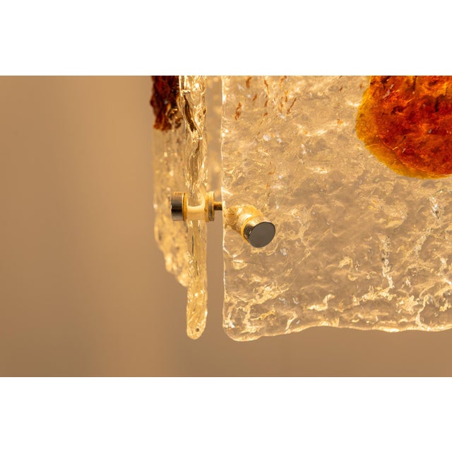 Pendant Lamp attributed to Toni Zuccheri for A.V. Mazzega, Italy, 1970s For Sale - Image 10 of 14