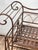 Brown Vintage Regency Style Wrought Iron Porch Glider For Sale - Image 8 of 11