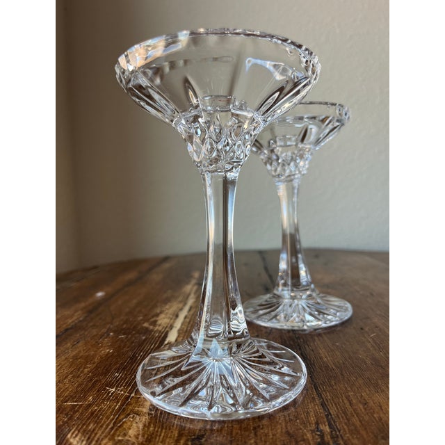 Gorham Pair of Late 20th Century Gorham King Edward Tall Single Light Candlestick Holder For Sale - Image 4 of 5