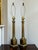 Large-Scale Mid-20th Century Neoclassical Patinated Brass Table Lamps — A Pair For Sale - Image 11 of 12