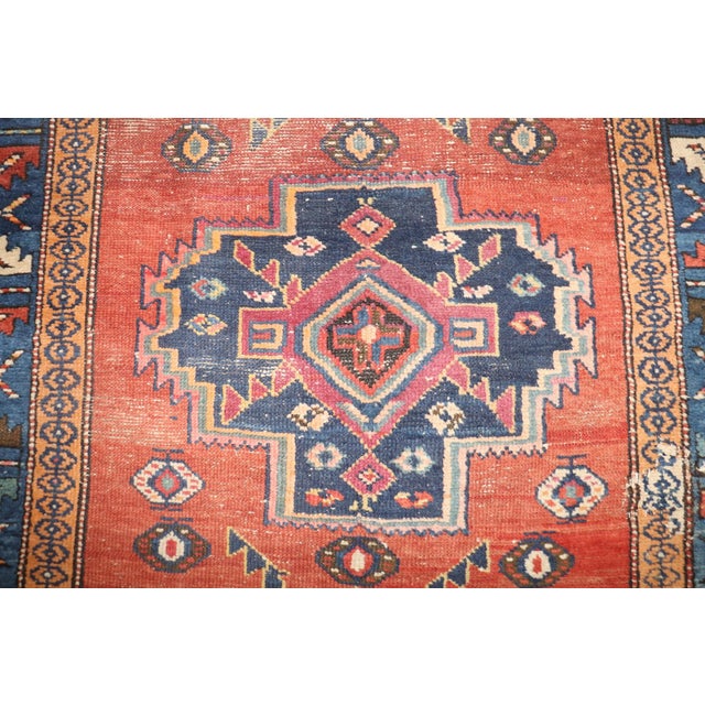 Textile Traditional Northwest Persian Worn Rug rug no.j4790 For Sale - Image 7 of 8