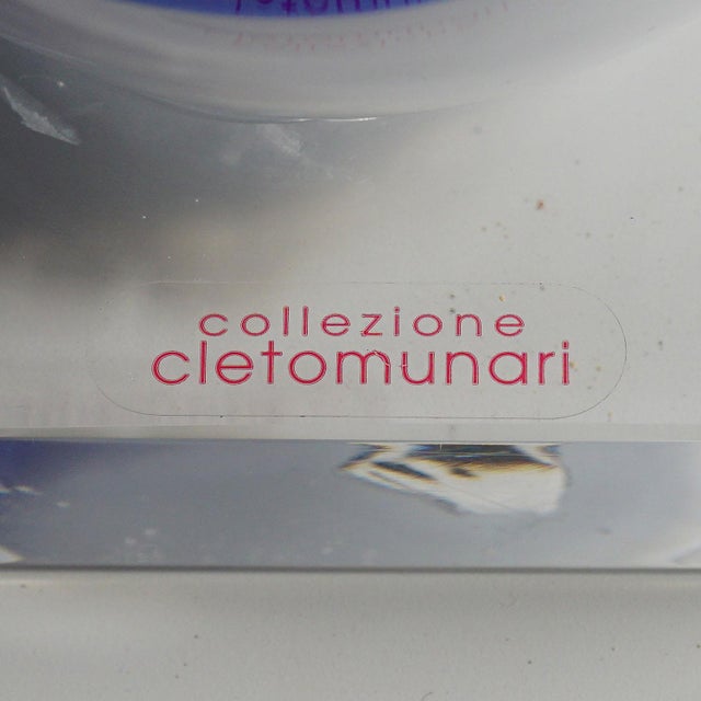 Glass Large Murano Art Glass Vase by Francesca Rosella for v. Nason & C. For Sale - Image 7 of 7