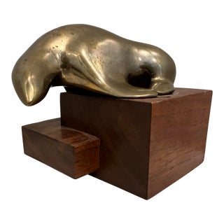 Bronze Sea Lion on Wood Base, Norman Boyles (1936-2012), 1976 For Sale