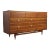 1960s Refreshing Mid Century Modern Walnut 9 Drawer Long Dresser Mainline Hooker For Sale