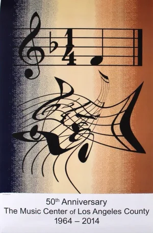 Ed Ruscha-Los Angeles Music Center Lithographic Poster, Original and Rare