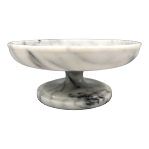 Vintage Marble Pedestal Compote