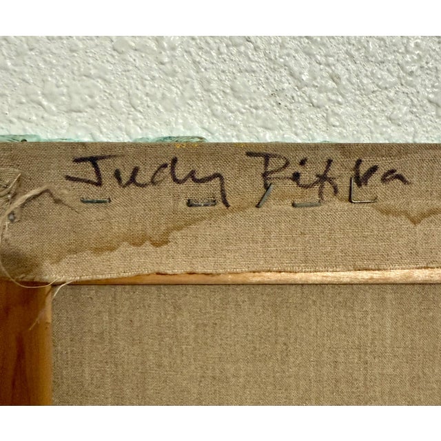 Celadon Judy Rifka, Judy Rifka Abstract Expressionist Pop Art Portrait Oil Painting Brooke Alexander, 1982 For Sale - Image 8 of 18