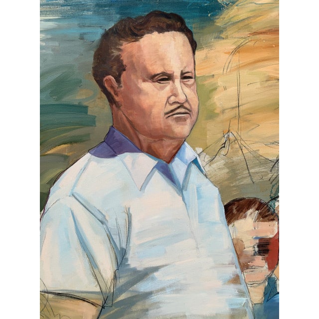 Green Large-Scale Figurative Oil Painting — American Artist John Allan Dawson (B. 1946) For Sale - Image 8 of 12
