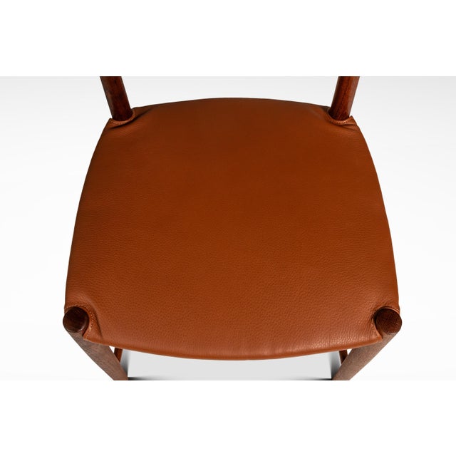 Rare Mid-Century Danish Modern Model 317 Chair in Teak & Leather Attributed to Peter Hvidt & Orla Mølgaard for Søborg Møbelfabrik, Denmark, C. 1960s For Sale - Image 13 of 18