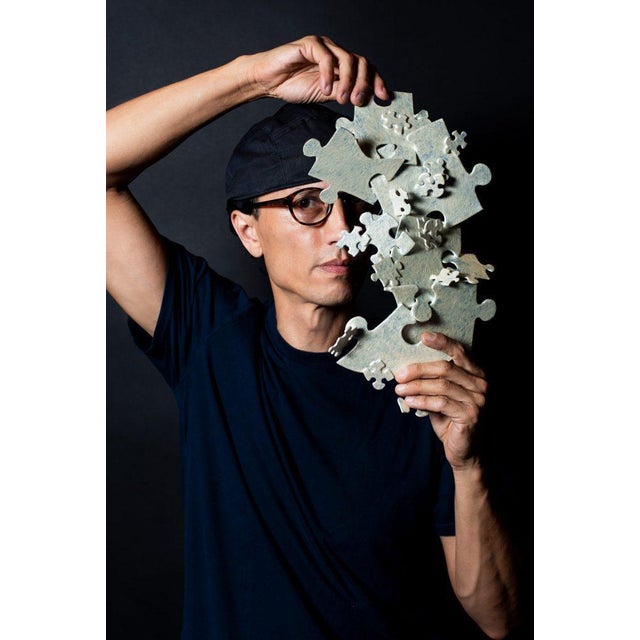 "Bahama Breeze" Abstract Mixed-Media Sculpture by Jeffrey Wilcox Paclipan For Sale - Image 12 of 13