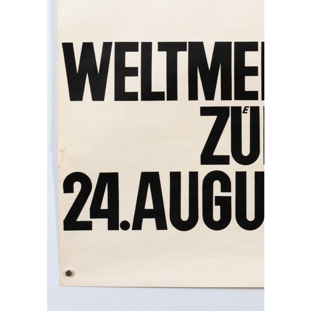 Cycling World Championship Zurich Lithograph Poster by Axel Walter Diggelmann, 1946 For Sale - Image 6 of 11