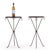 A Pair of Gueridon Style Iron Drink Tables, in the Manner of Jean-Michel Frank For Sale In Philadelphia - Image 6 of 6