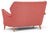 Mid-Century Modern 1940s Scandinavian Modern Loveseat in Original Copper Blush Wool For Sale - Image 3 of 5